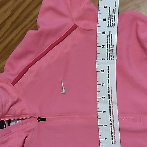 🎀  NIKE ATHLETIC JACKET DriFit PINK Pullover ZIP SZ Sm - Picture 5 of 16